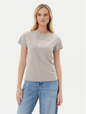 Guess Guess Футболка V4YI21 KCDH1 Сірий Slim Fit