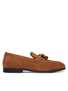 Tommy Hilfiger Slipper Tommy Hilfiger Flex Tassel FM0FM05940 Braun