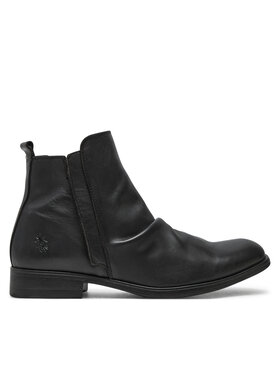 Fly London Kotníková obuv s elastickým prvkem Fly London Mowifly P145146000 Černá