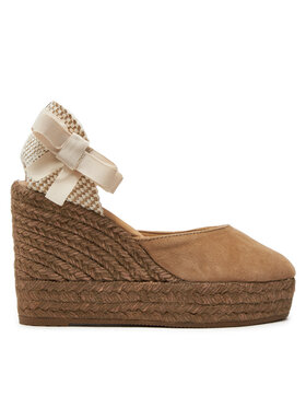 Manebi Еспадрильї Manebi Hamptons Wedge Espadrilles W 1.6 WV Коричневий