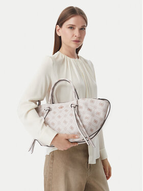 Guess Дамска чанта Guess Allegra HWGP24 89060 Кремав