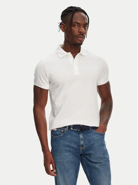 Robe di Kappa Robe di Kappa Поло William 6006170 Білий Slim Fit