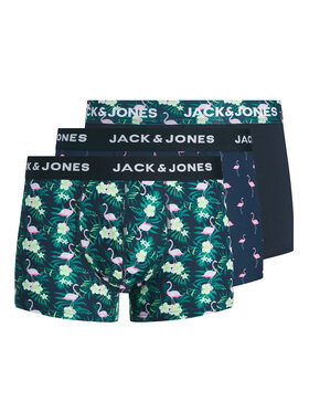 Jack & Jones Jack & Jones Conjunto de calzoncillos boxer Flamingo 12295142 Azul marino