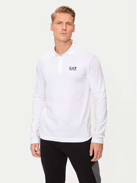 EA7 Emporio Armani EA7 Emporio Armani Поло 8NPF15 PJVQZ 1100 Білий Regular Fit