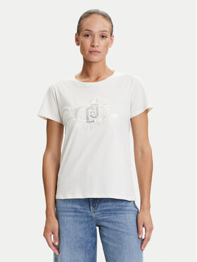 Liu Jo Sport Liu Jo Sport Camiseta TF5162 JS923 Écru Regular Fit