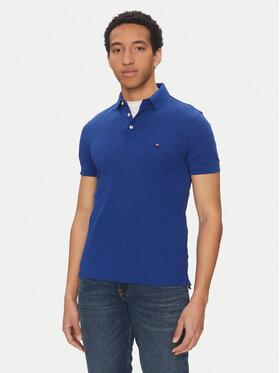 Tommy Hilfiger Tommy Hilfiger Polo marškinėliai 1985 MW0MW17771 Mėlyna Slim Fit