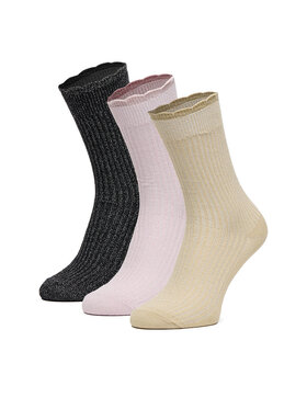 Nine West Dlhé ponožky Nine West CEO_AS_NW_07_W_AW25 (3 PACK) mix Ružová