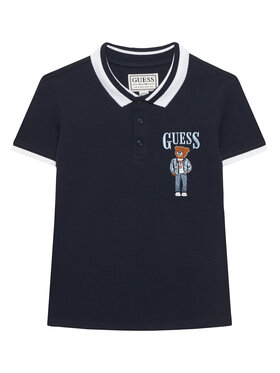 Guess Guess Polo L6RP01 KBV51 Azul marino Regular Fit
