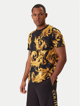 Versace Jeans Couture Versace Jeans Couture Camiseta 80GAH6S0 JS543 Negro Regular Fit