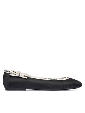 KARL LAGERFELD Балетки KARL LAGERFELD Karo KL40129 Чорний