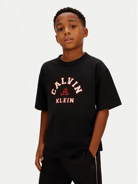 Calvin Klein Jeans Calvin Klein Jeans Camiseta Varsity Graphic IB0IB02637 Negro Regular Fit