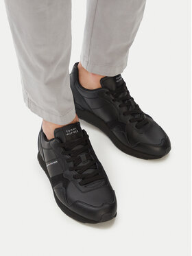 Tommy Hilfiger Superge Tommy Hilfiger T Hilfiger Core Lth Runner FM0FM06002 Črna