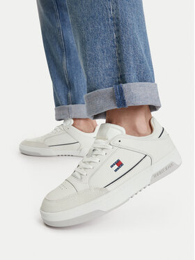 Tommy Jeans Sneakersy Tommy Jeans Basket EM0EM01792 Biały