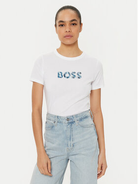 BOSS BOSS Футболка C_Elogo 50535322 Білий Regular Fit