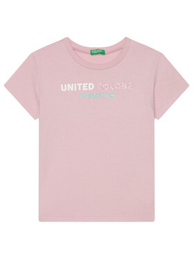 United Colors Of Benetton United Colors Of Benetton T-shirt 3I1XC10MZ Rosa Regular Fit