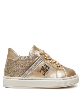 Tommy Hilfiger Laisvalaikio batai Tommy Hilfiger Sneaker Bassa Allacciata T1A9-33932-0829 M Auksinė