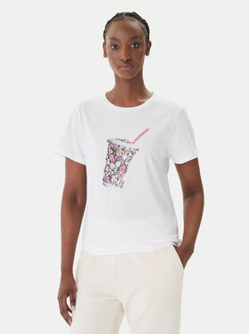 Liu Jo Liu Jo Camiseta WA6237 JS923 Blanco Regular Fit