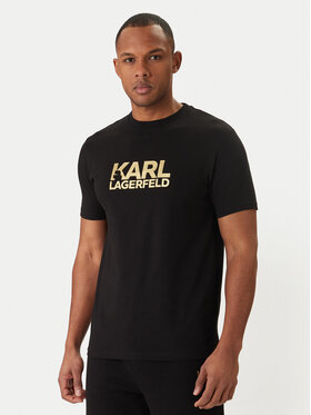 KARL LAGERFELD KARL LAGERFELD Camiseta 755780 500235 Negro Regular Fit