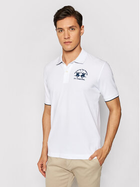 La Martina La Martina Polo CCMP01 PK001 Λευκό Regular Fit
