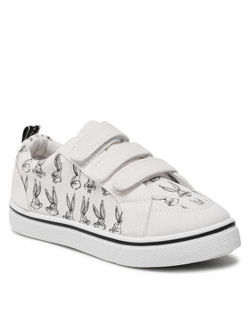 Looney Tunes Гуменки Looney Tunes SS22-37WBLT Бял