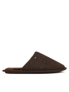 Tommy Hilfiger Pantuflas Tommy Hilfiger Herringbone House Shoe FM0FM06018 Marrón oscuro