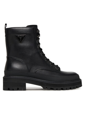 Guess Šnurovacia obuv Guess FLFB2D LEA10 Čierna