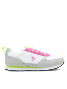 U.S. Polo Assn. Sneakersy U.S. Polo Assn. NOBIK013 Biele zlato