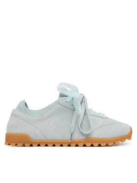 Calvin Klein Сникърси Calvin Klein Low Profile Run Mg Sue Db Laces HW0HW03150 Светлосин