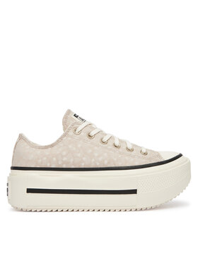 Converse Modne superge Converse Chuck Taylor All Star Lift Double Stack Platform Deer A17884C Bež