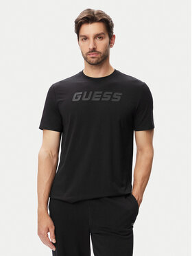 Guess Guess Футболка Z6YI26 K5090 Чорний Regular Fit
