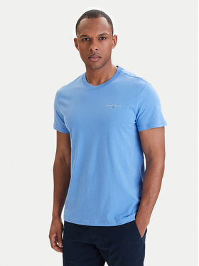 Tommy Jeans Tommy Jeans Camiseta Linear Chest DM0DM21780 Azul Slim Fit