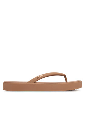 Crocs Flip-flops Crocs Miami Square Flatform Flip 214161 Krém