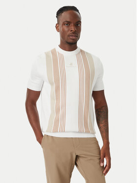 Beverly Hills Polo Club Beverly Hills Polo Club Camiseta M7611-HR Blanco Regular Fit