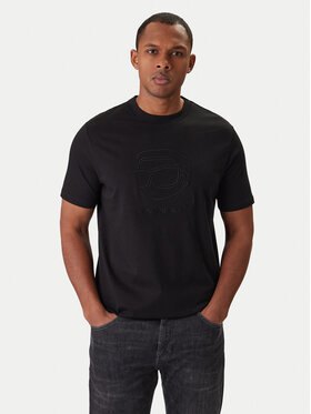KARL LAGERFELD KARL LAGERFELD Camiseta 755052 561224 Negro Regular Fit
