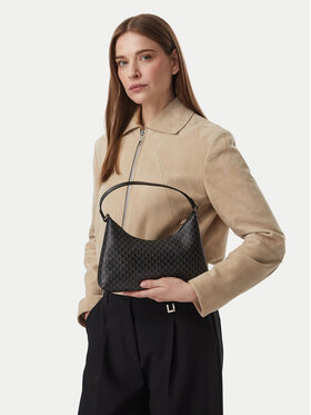 Calvin Klein Τσάντα Calvin Klein Emblem Aop Small Shoulder Bag LV04F3889G Μαύρο