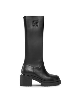 DKNY Čižmy DKNY Paloma Logo K3324785 Čierna