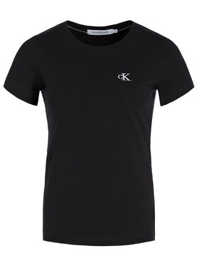 Calvin Klein Jeans Calvin Klein Jeans Marškinėliai J20J212883 Juoda Regular Fit