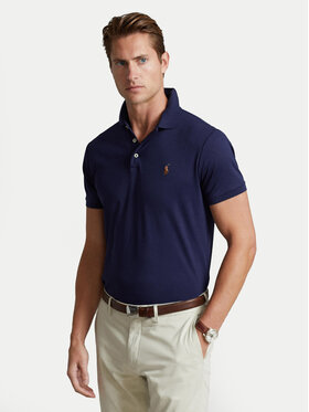 Polo Ralph Lauren Polo Ralph Lauren Поло 710713130006 Cиній Custom Slim Fit