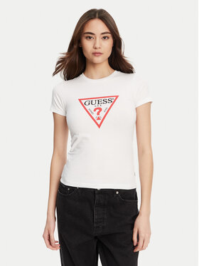 Guess Jeans Guess Jeans Футболка W4YI04 J1314 Білий Regular Fit