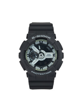 G-Shock Hodinky G-Shock Hidden Glow GA-110HD-8AER Sivá