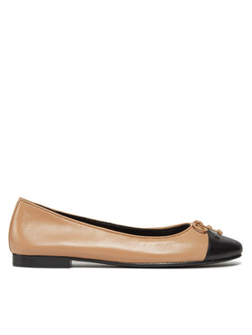 Tory Burch Balerīnas Tory Burch Cap-Toe Ballet 154513 Bēšs