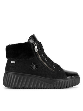 Rieker Šnurovacia obuv Rieker N2505-00 Čierna