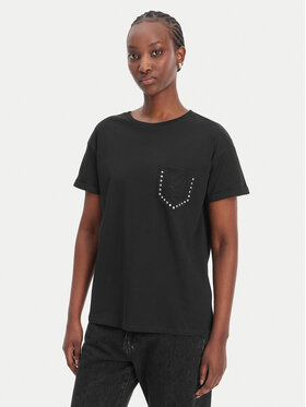 Liu Jo Liu Jo Camiseta WA6372 JS923 Negro Regular Fit