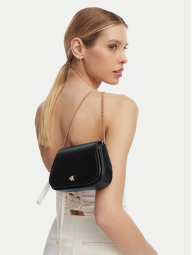 Calvin Klein Bolso Calvin Klein Ck Curved Wallet On Chain LV04F1153G Negro