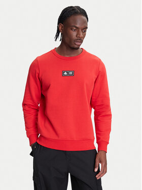 Kappa Kappa Sudadera Authentic Nymphe 321Y1MW Rojo Comfort Fit