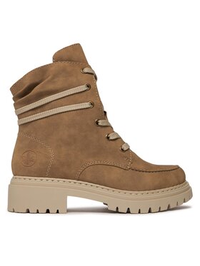 Rieker Šnurovacia obuv Rieker 72605-64 Hnedá