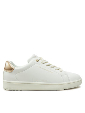 Tommy Hilfiger Sneakersy Tommy Hilfiger Low Cut Lace-Up Sneaker T3A9-33736-1355 S Biela