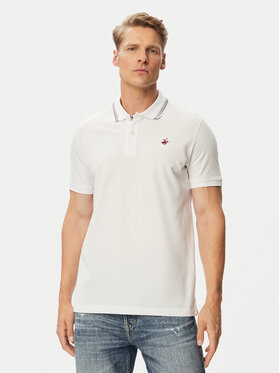 Beverly Hills Polo Club Beverly Hills Polo Club Поло P-SS26M-P450111 Білий Regular Fit