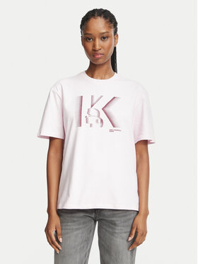 KARL LAGERFELD KARL LAGERFELD Camiseta B4W17003 Rosa claro Regular Fit