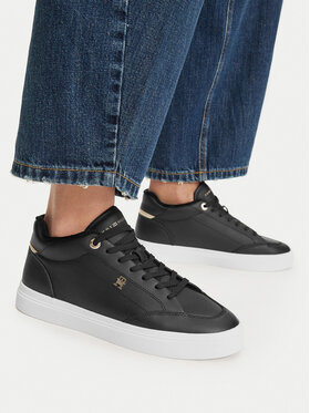 Tommy Hilfiger Sneakers Tommy Hilfiger Th Chic Cupsole Mc FW0FW09595 Negru